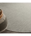 Nourison Positano Round Area Rug POS01-Lt Grey