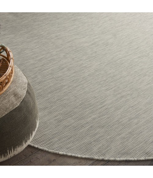 Nourison Positano Round Area Rug POS01-Lt Grey