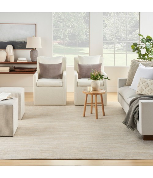 Nourison Home Nourison Essentials Ivory Gold NRE01 9 ft. X 12 ft. Rectangle Rug