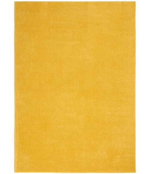 Nourison Essentials Yellow Area Rug NRE01-Yellow