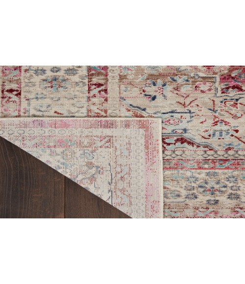 Nourison Vintage Kashan Red/Ivory VKA07 2 ft. X 4 ft. Rectangle Rug