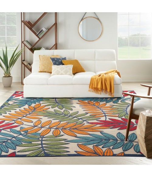 Nourison Aloha Area Rug ALH18 Multicolor 10' x 14'