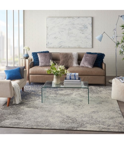 Nourison Passion Area Rug PSN10-Charcoal/Ivory