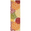 Nourison Aloha - Alh05 Red Multicolor Area Rug 2 ft. X 6 ft. Rectangle