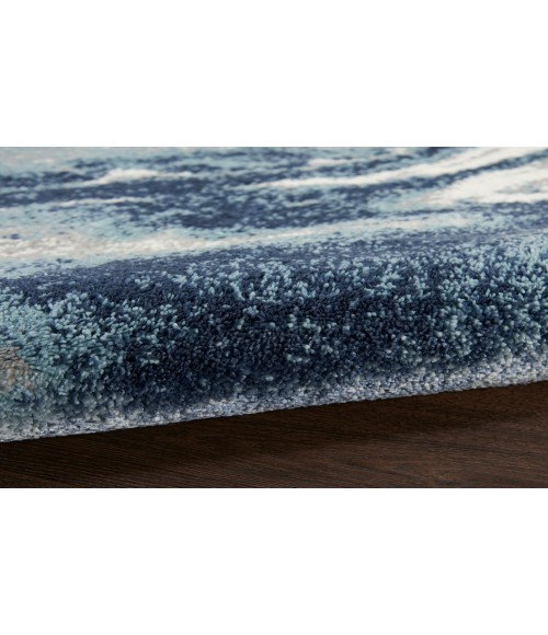 Nourison American Manor Blue Ivory AMR03 7 ft. 10 in. X 9 ft. 10 in. Rectangle Rug