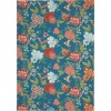 Nourison Wav01/Sun & Shade - Snd82 Blue Multicolor Area Rug 10 ft. X 13 ft. Rectangle