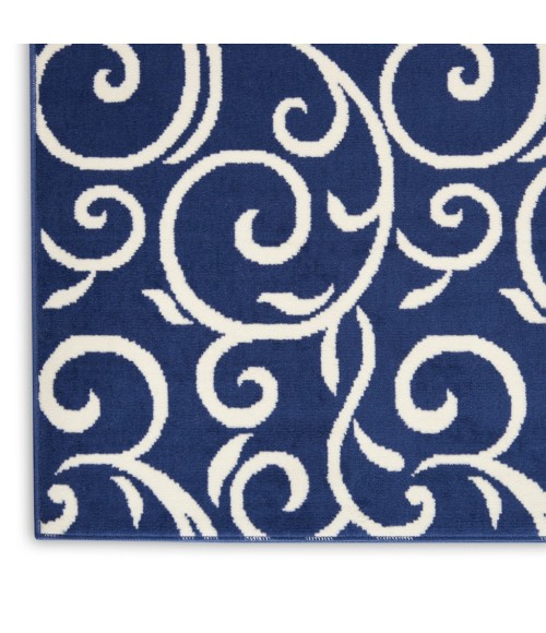 Nourison Grafix Area Rug GRF19-Navy