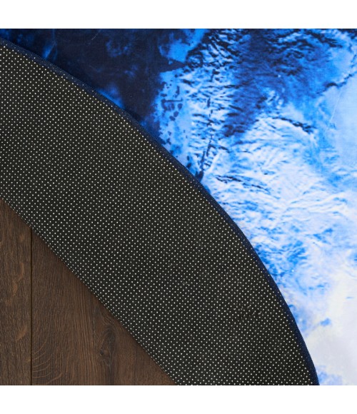 Nourison Home Imagination Blue IMA10 5 ft. Round Rug