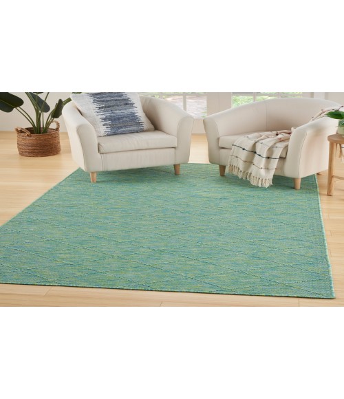 Nourison Practical Solutions Blue Green PSL01 7 ft. X 10 ft. Rectangle Rug