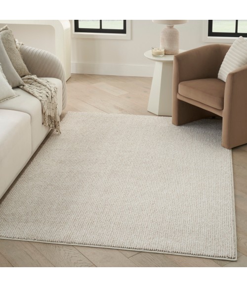 Nourison Textured Home Ivory Beige TXH01 7 ft. 10 in. X 9 ft. 10 in. Rect. Rug