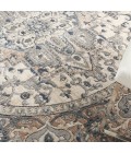 Nourison Quarry Ivory Grey QUA05 8 ft. X Round Rug