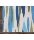 Nourison SUN N' SHADE Area Rug Waverly Sun N' Shade Area Rug SND01-Seaglass