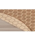 Nourison Reversible Indoor Outdoor Natural RVB01 8 ft. Round Rug