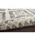 Nourison Oslo Shag Grey/Ivory OSL02 5 ft. X 8 ft. Rect. Rug