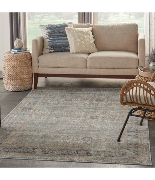 Nourison MALTA Area Rug kathy ireland Home Malta Area Rug MAI10-Cloud