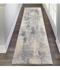 Nourison Rustic Textures Runner Area Rug RUS02-Blue/Ivory