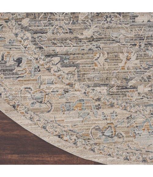 Nourison Lynx Ivory Taupe Rug LNX04 8 ft. X Round - Rugs Town Nourison Lynx Ivory Taupe LNX04 8 ft. X Round Rug