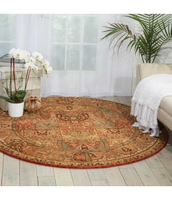 Nourison Home Living Treasures LI02 Multicolor 7 ft. 10 in. Round Area Rug