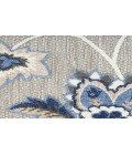 Nourison Aloha Blue Grey ALH31 7’10” Round Rug