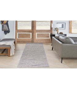 Nourison Nourison Washables Ivory Grey NWB10 2 ft. 2 in. X 10 ft. Rectangle Rug
