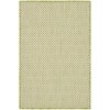 Nourison Courtyard - Cou01 Ivory Green Area Rug 2 ft. X 3 ft. Rectangle