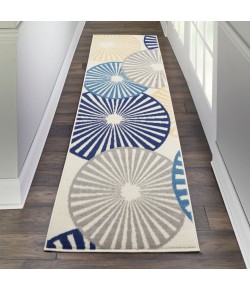 Nourison Grafix - Grf20 White Area Rug 2 ft. 3 X 7 ft. 6 Rectangle