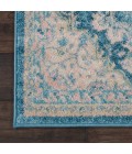 Nourison Tranquil Runner Area Rug TRA07-Ivory/Turquoise