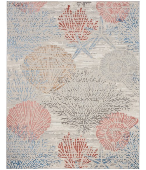 Nourison Seaside Multicolor SDS04 9 ft. X 12 ft. Rect. Rug