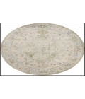 Nourison Astra Machine Washable Blue Green ASW12 7 ft. 10 in. Round Rug