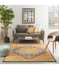 Nourison ALLUR Area Rug Nourison Allur Area Rug ALR04-Orange Multicolor