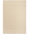 Nourison Tulum Cream TLM01 5 ft. 3 in. X 7 ft. Rect. Rug