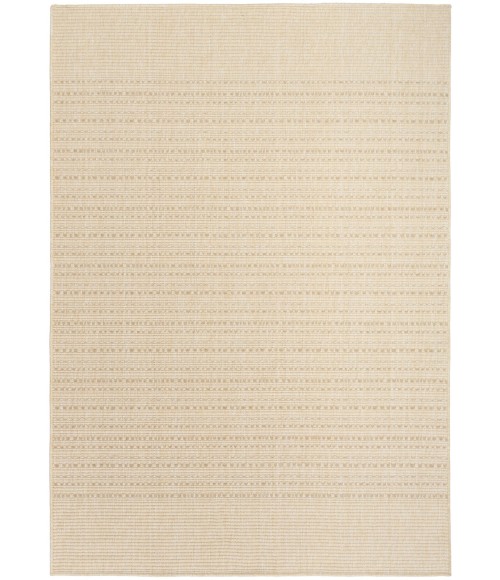 Nourison Tulum Cream TLM01 5 ft. 3 in. X 7 ft. Rect. Rug