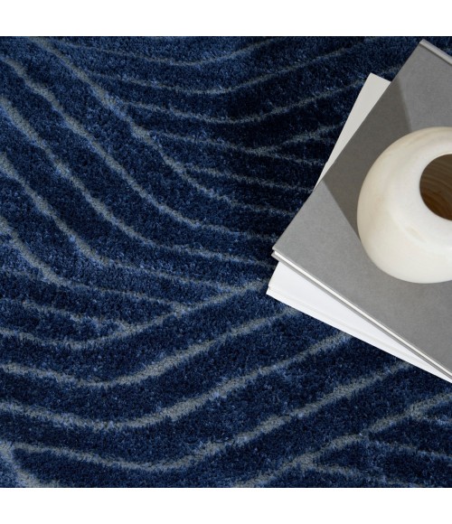 Calvin Klein Surfaces Navy SFC01 7 ft. 10 in. X 9 ft. 10 in. Rect. Rug