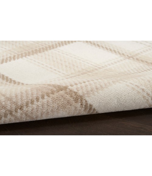 Nourison Grafix Ivory Beige GRF03 3 ft. X 5 ft. Rectangle Rug