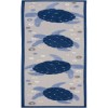 Nourison Home Aloha ALH27 Navy Blue 2 ft. 3 in. X 8 ft. Area Rug