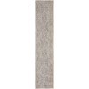 Nourison Lynx 2ft. 3in. x 12ft. Ivory/Grey/Blue Vintage Indoor Rug Nourison Lynx 2ft. 3in. x 12ft. Ivory/Grey/Blue Vintage Indoor Rug