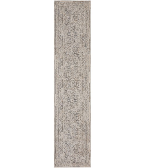 Nourison Lynx Ivory/Grey/Blue LNX01 12 ft. Rect. Rug