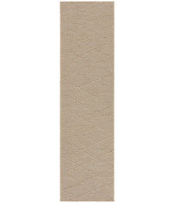 Nourison Washable Solutions 2ft. 2in. x 8ft. Natural Modern Rug