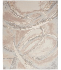 Nourison Brushstrokes - Bsk01 Beige Grey Area Rug 7 ft. 10 in. X 9 ft. 10 in. Rectangle