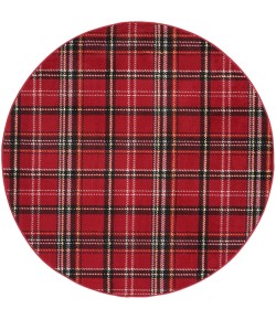 Nourison Grafix - Grf03 Red Area Rug 5 ft. 3 X Round