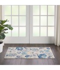 Nourison Tranquil Area Rug TRA02-Ivory/Light Blue