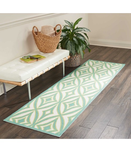 Nourison SUN N' SHADE Area Rug Nourison Sun N' Shade Runner Area Rug SND19-Carnival