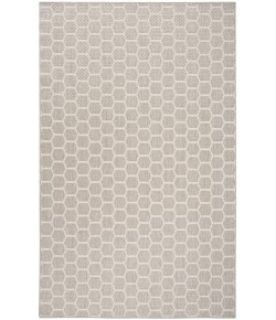 Nourison Reversible Indoor Outdoor Grey RVB01 5 ft. X 7 ft. Rect. Rug