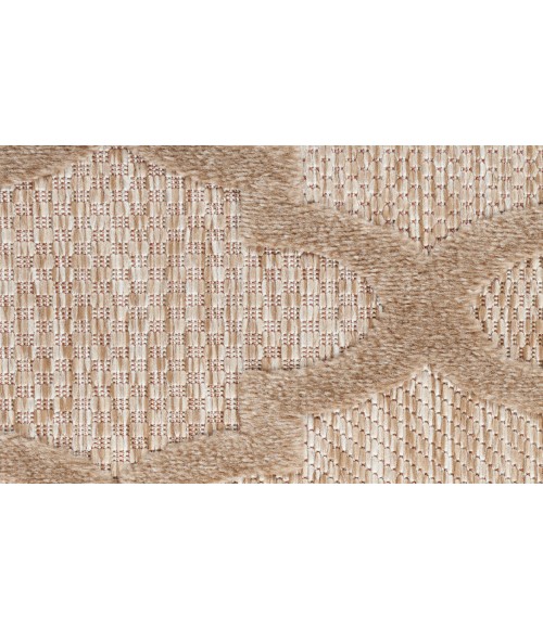 Nourison Easy Care Natural Beige NES01 2 ft. X 4 ft. Rectangle Rug