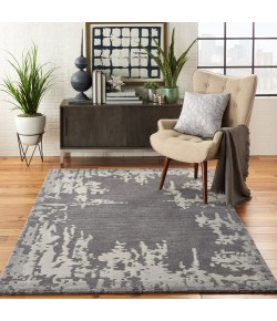 Nourison Symmetry - Smm02 Grey Beige Area Rug 5 ft. 3 X 7 ft. 9 Rectangle
