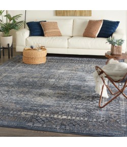 Nourison Ki25 Malta - Mai01 Navy Area Rug 9 ft. X 12 ft. Rectangle