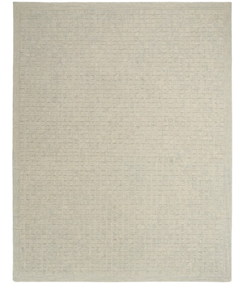 DKNY Pure Grids Light Blue PGR01 9 ft. X 12 ft. Rect. Rug