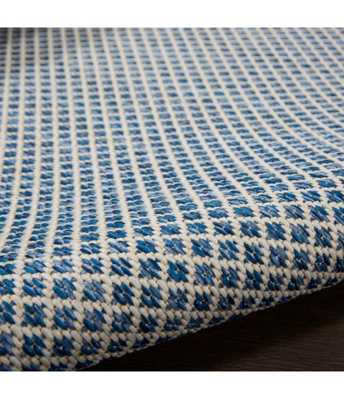 Nourison Courtyard Area Rug COU01-Ivory Blue