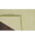 Nourison Courtyard Ivory Green COU01 6 ft. Square Rug