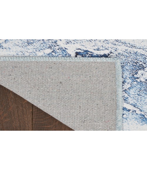 Inspire Me! Home Décor Daydream Ivory Blue DDR01 3 ft. 11 in. X 5 ft. 11 in. Rectangle Rug